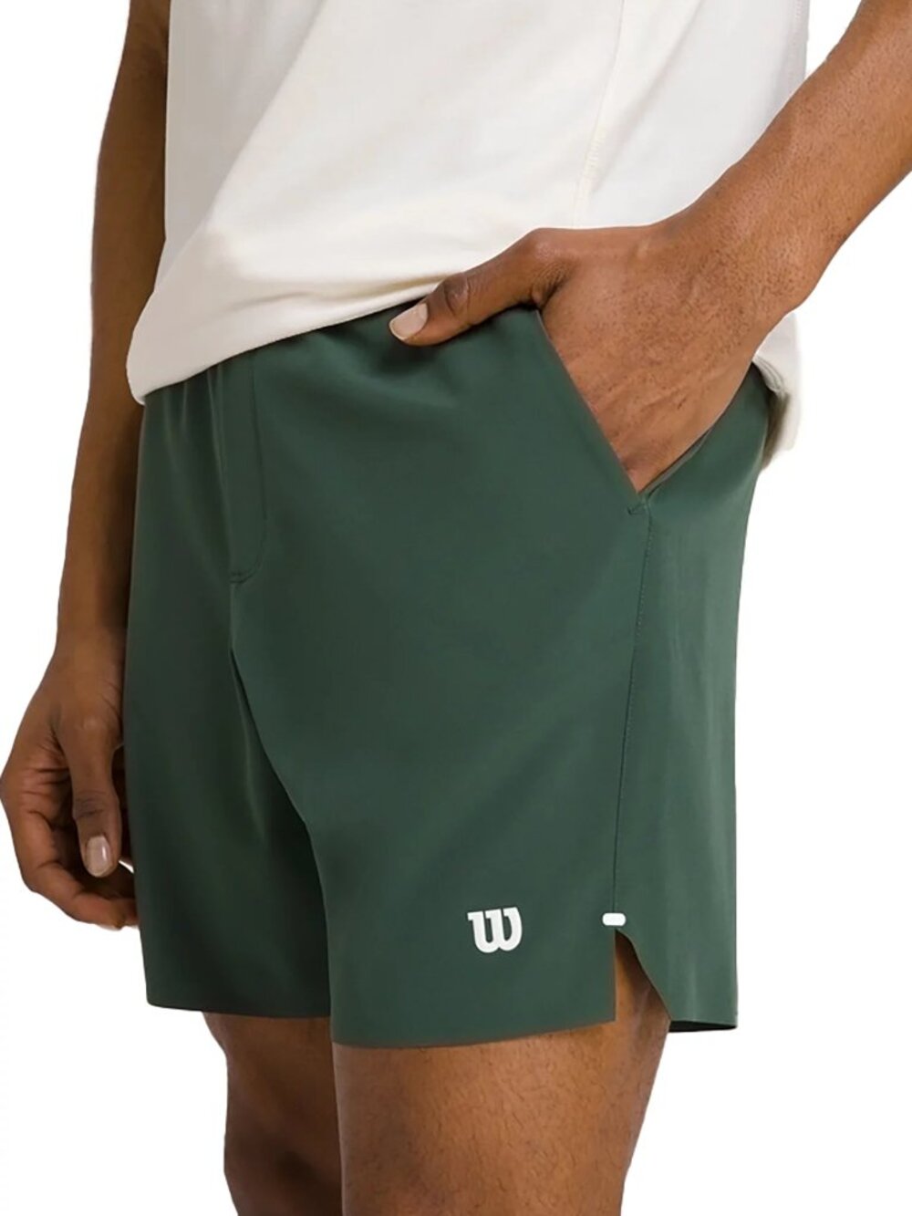 Wilson Men's 7" Tournament V2 Tennis Unlined Short NWT Green Size S / M / L / XL